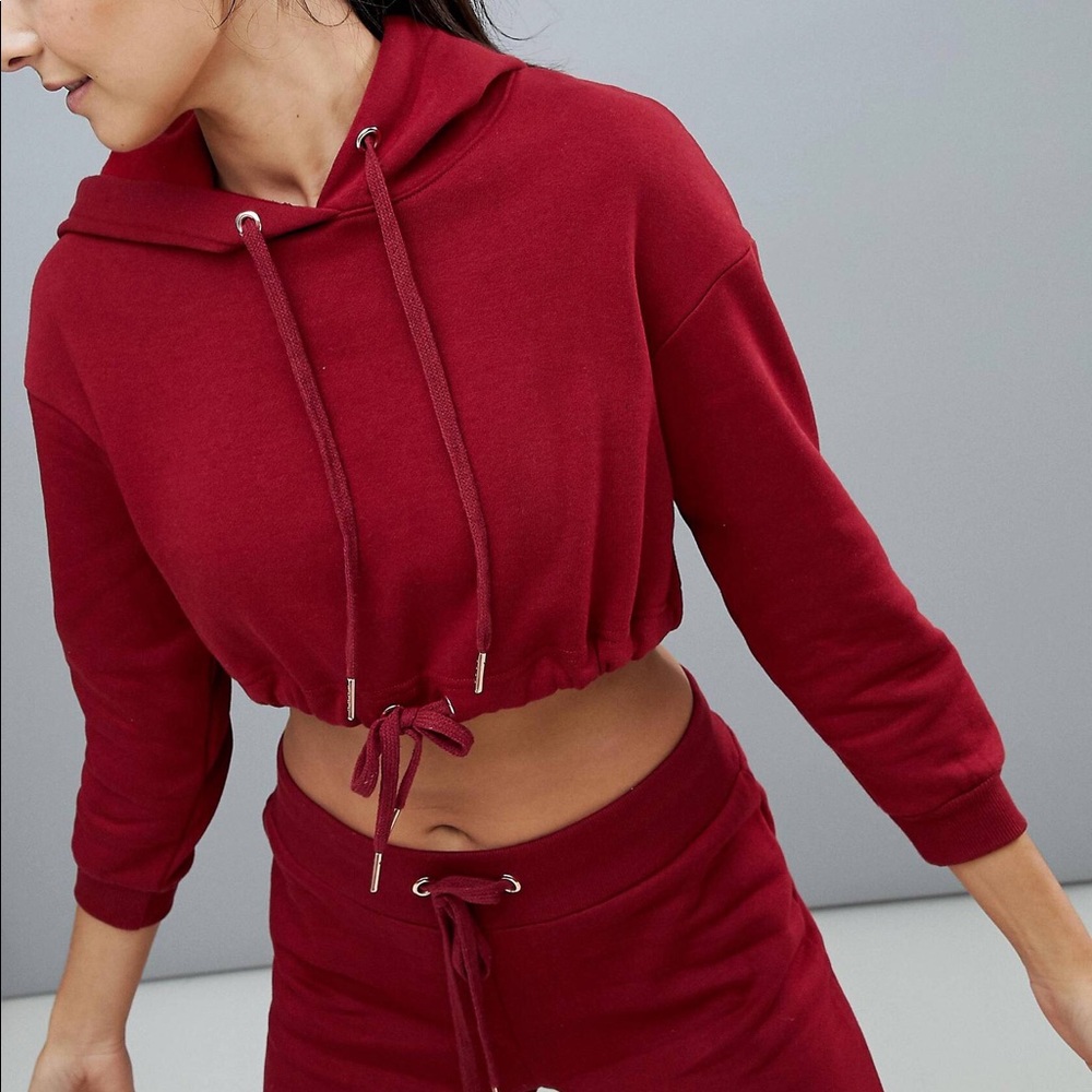 ASOS South Beach Crop Hoodie